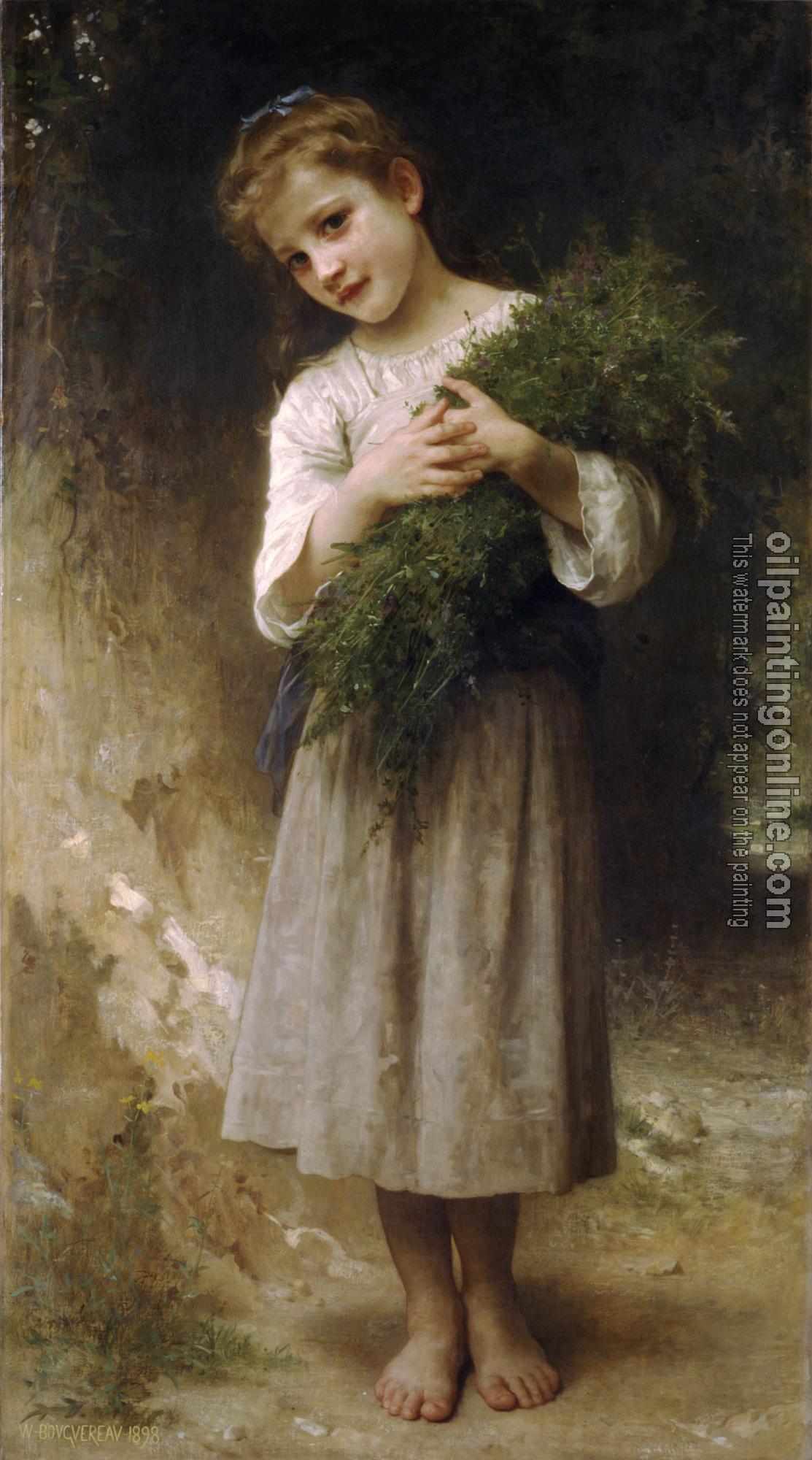 Bouguereau, William-Adolphe - Retour des champs, Returned from the fields